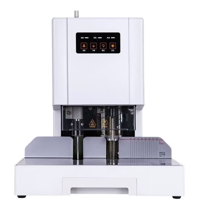 得力/deli 14602 装订机 自动热熔胶管铆管装订机 装订50MM激光定位